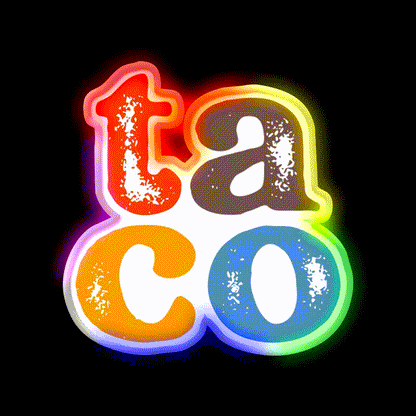 Taco Led Neon Sign Mexican Food Sign Wall Light Kitchen Sign Rgb Color - LED neon sign close-up detail