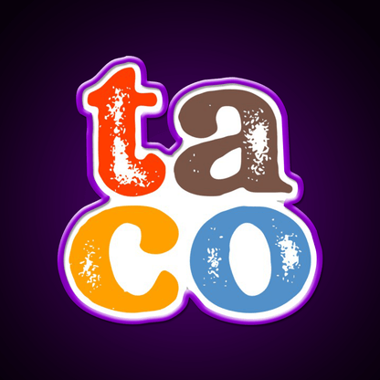 Taco Led Neon Sign Mexican Food Sign Wall Light Kitchen Sign Rgb Color - Shineneon