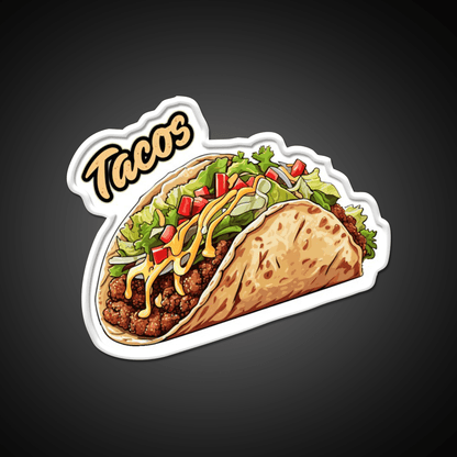 Taco Led Neon Sign Mexican Food Sign Wall Light Rgb Color - Shineneon