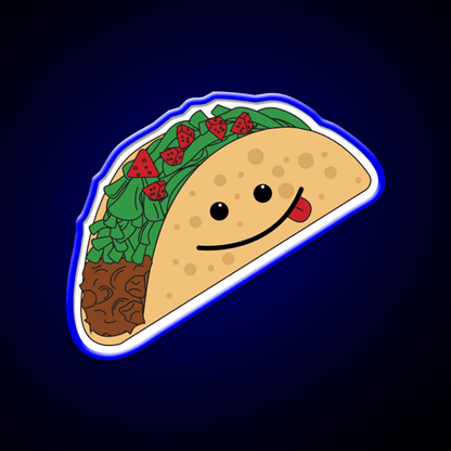 Taco Led Neon Sign Mexican Food Sign Wall Sign Kitchen Sign Rgb Color - Shineneon