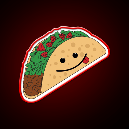 Taco Led Neon Sign Mexican Food Sign Wall Sign Kitchen Sign Rgb Color - Shineneon