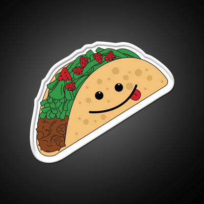 Taco Led Neon Sign Mexican Food Sign Wall Sign Kitchen Sign Rgb Color - Shineneon