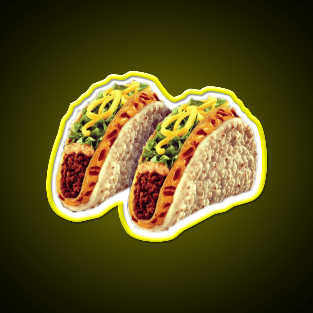 Taco Led Neon Sign Mexican Food Sign Wall Sign Rgb Color - Shineneon