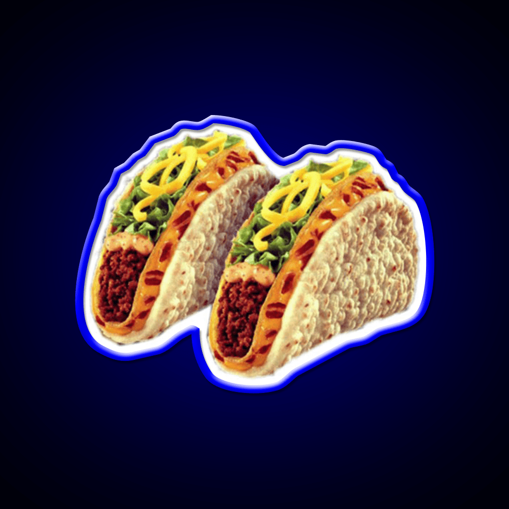 Taco Led Neon Sign Mexican Food Sign Wall Sign Rgb Color - Shineneon