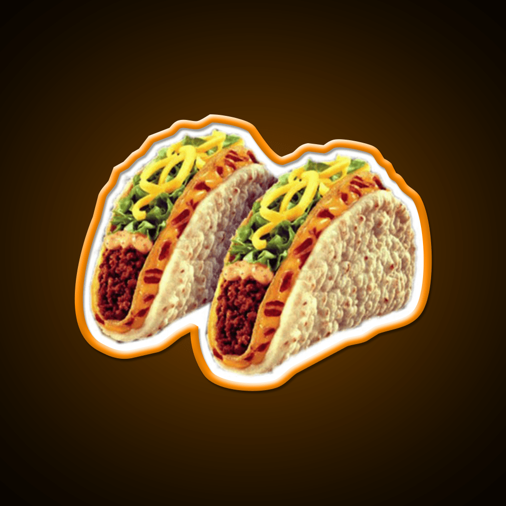 Taco Led Neon Sign Mexican Food Sign Wall Sign Rgb Color - Shineneon