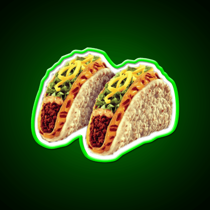Taco Led Neon Sign Mexican Food Sign Wall Sign Rgb Color - Shineneon