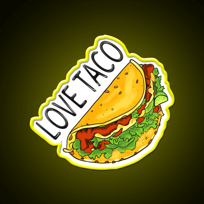 Taco Love Taco Led Neon Sign Mexican Food Sign Rgb Color - Shineneon