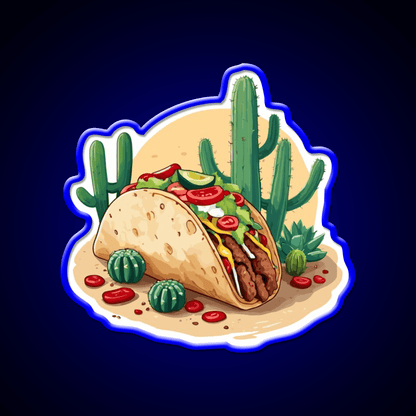 Taco Lover Aesthetic Streetwear Taco Led Neon Sign Rgb Color - Shineneon