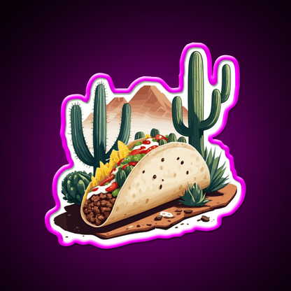 Taco Lover Aesthetic Taco Led Neon Sign Mexican Food Sign Rgb Color - Shineneon