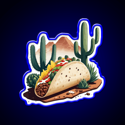 Taco Lover Aesthetic Taco Led Neon Sign Mexican Food Sign Rgb Color - Shineneon