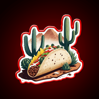 Taco Lover Aesthetic Taco Led Neon Sign Mexican Food Sign Rgb Color - Shineneon