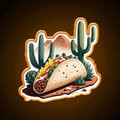 Taco Lover Aesthetic Taco Led Neon Sign Mexican Food Sign Rgb Color - Shineneon