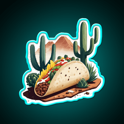 Taco Lover Aesthetic Taco Led Neon Sign Mexican Food Sign Rgb Color - Shineneon