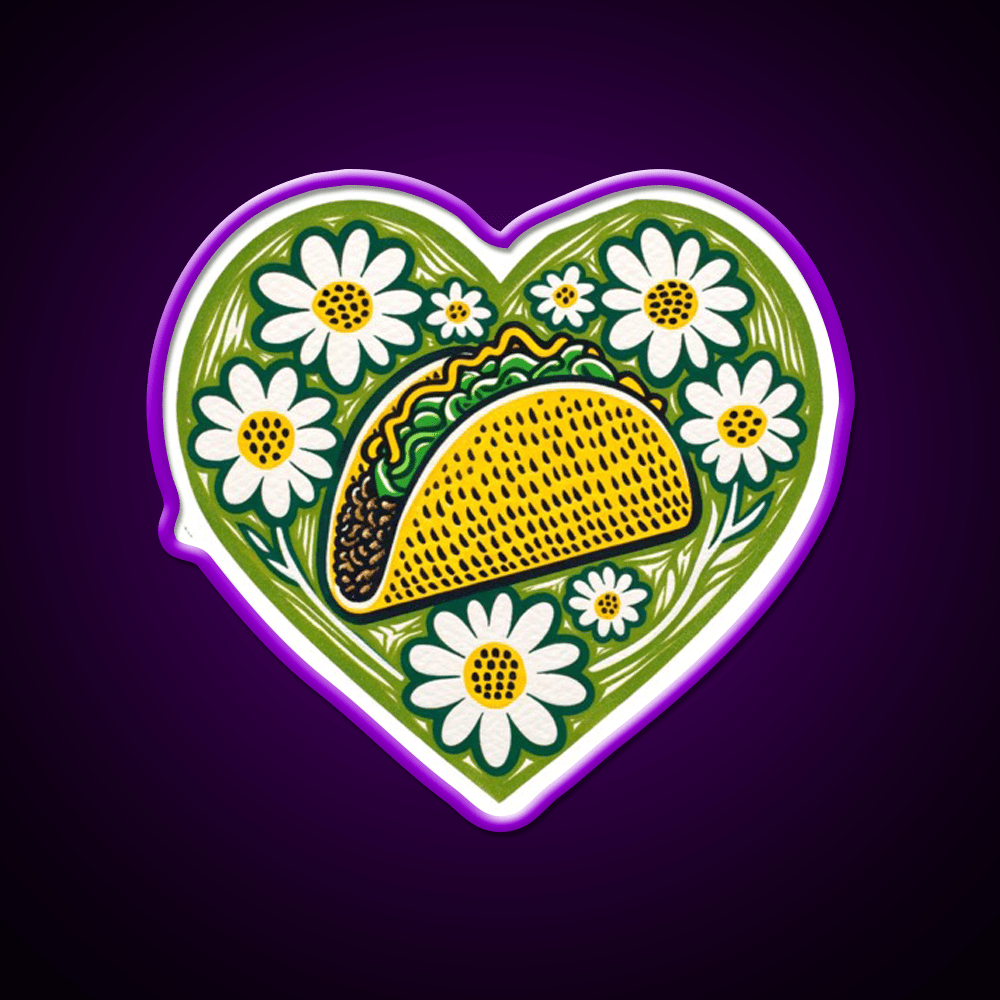 Taco Lover Taco Led Neon Sign Mexican Food Sign Rgb Color - Shineneon