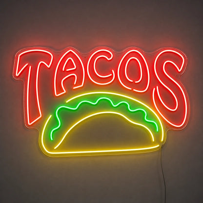 Taco Night Neon Sign LED Neon Sign main product image
