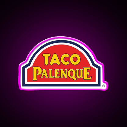Taco Palenque Mexican Grill Fast Food Led Neon Sign For Burger Place Rgb Color - Shineneon