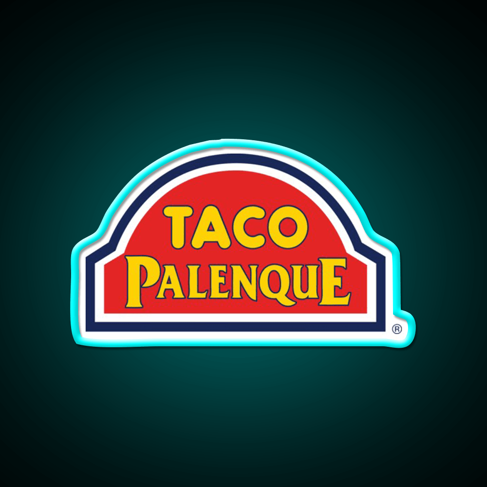 Taco Palenque Mexican Grill Fast Food Led Neon Sign For Burger Place Rgb Color - Shineneon