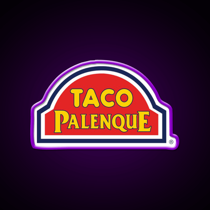 Taco Palenque Mexican Grill Fast Food Led Neon Sign For Burger Place Rgb Color - Shineneon