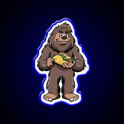 Taco Sasquatch Taco Led Neon Sign Mexican Food Sign Rgb Color - Shineneon