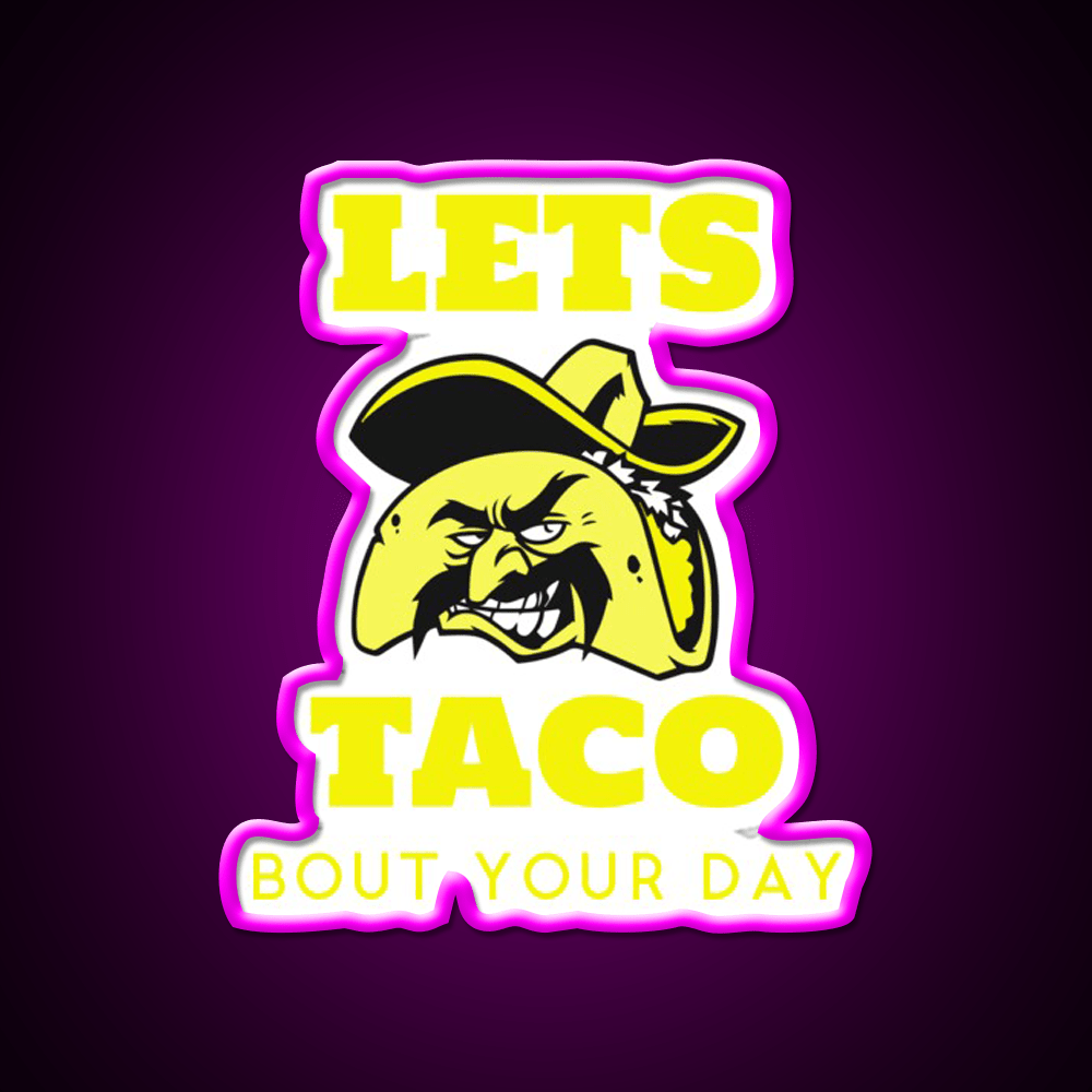 Taco Snack Food Led Neon Sign Rgb Color - Shineneon