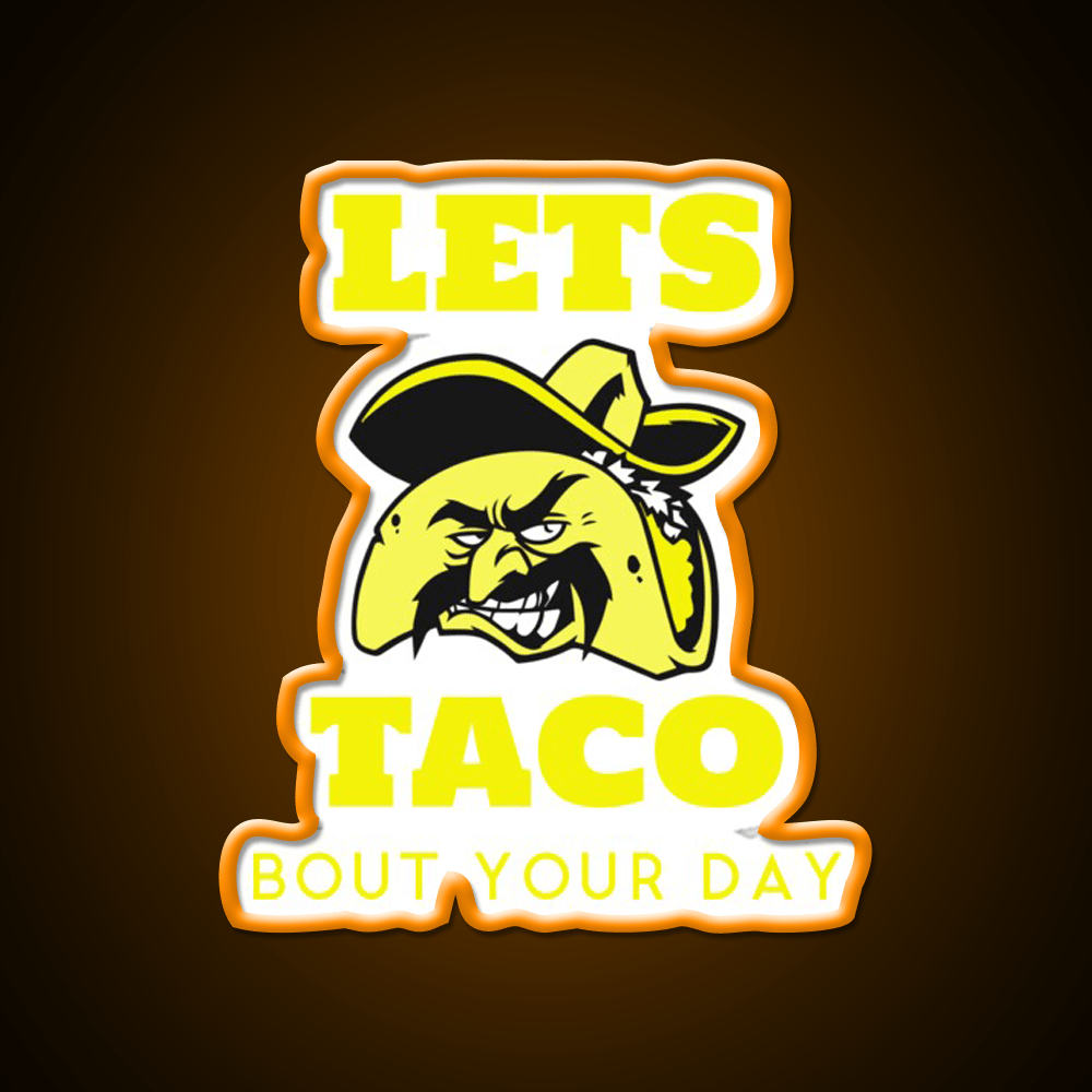 Taco Snack Food Led Neon Sign Rgb Color - Shineneon