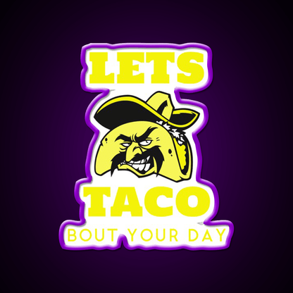 Taco Snack Food Led Neon Sign Rgb Color - Shineneon