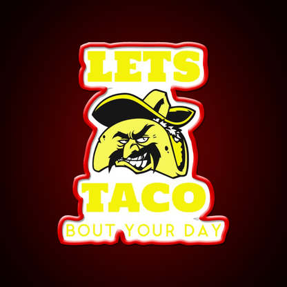 Taco Snack Food Led Neon Sign Rgb Color - Shineneon