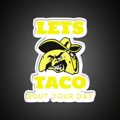 Taco Snack Food Led Neon Sign Rgb Color - Shineneon