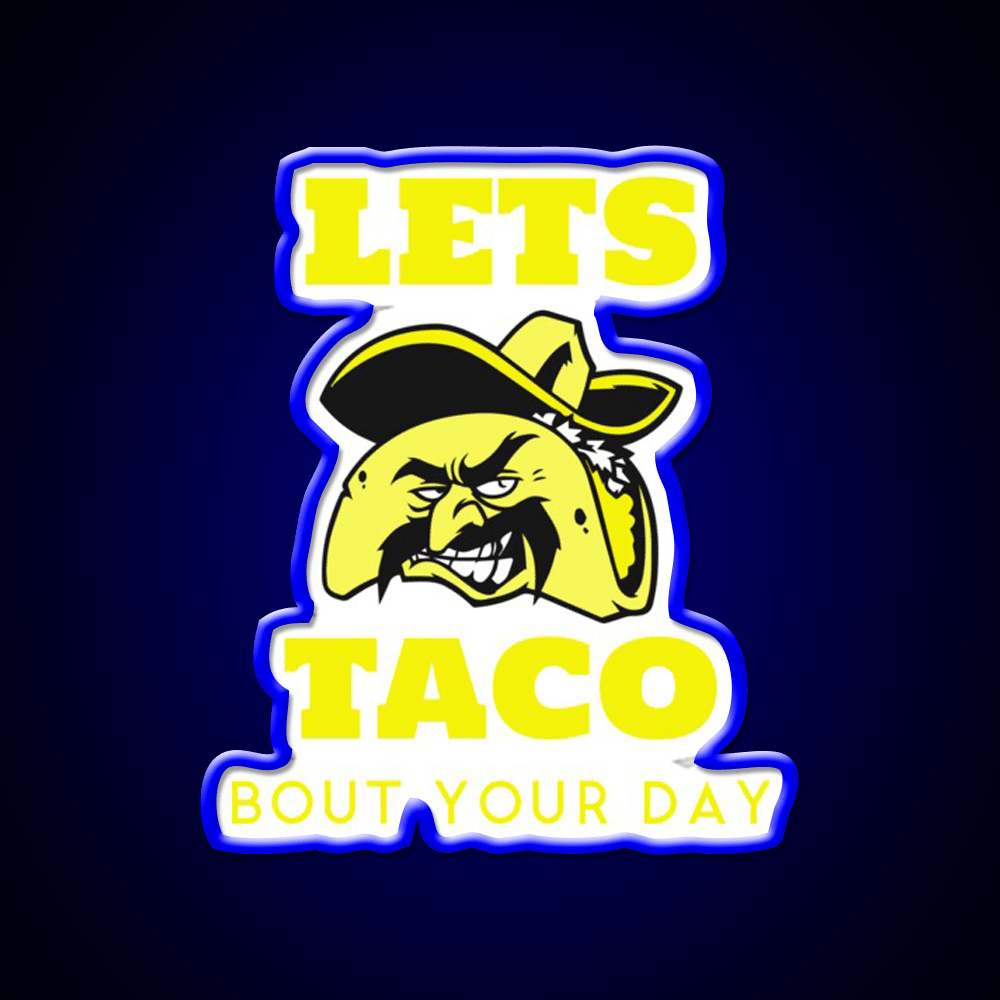 Taco Snack Food Led Neon Sign Rgb Color - Shineneon
