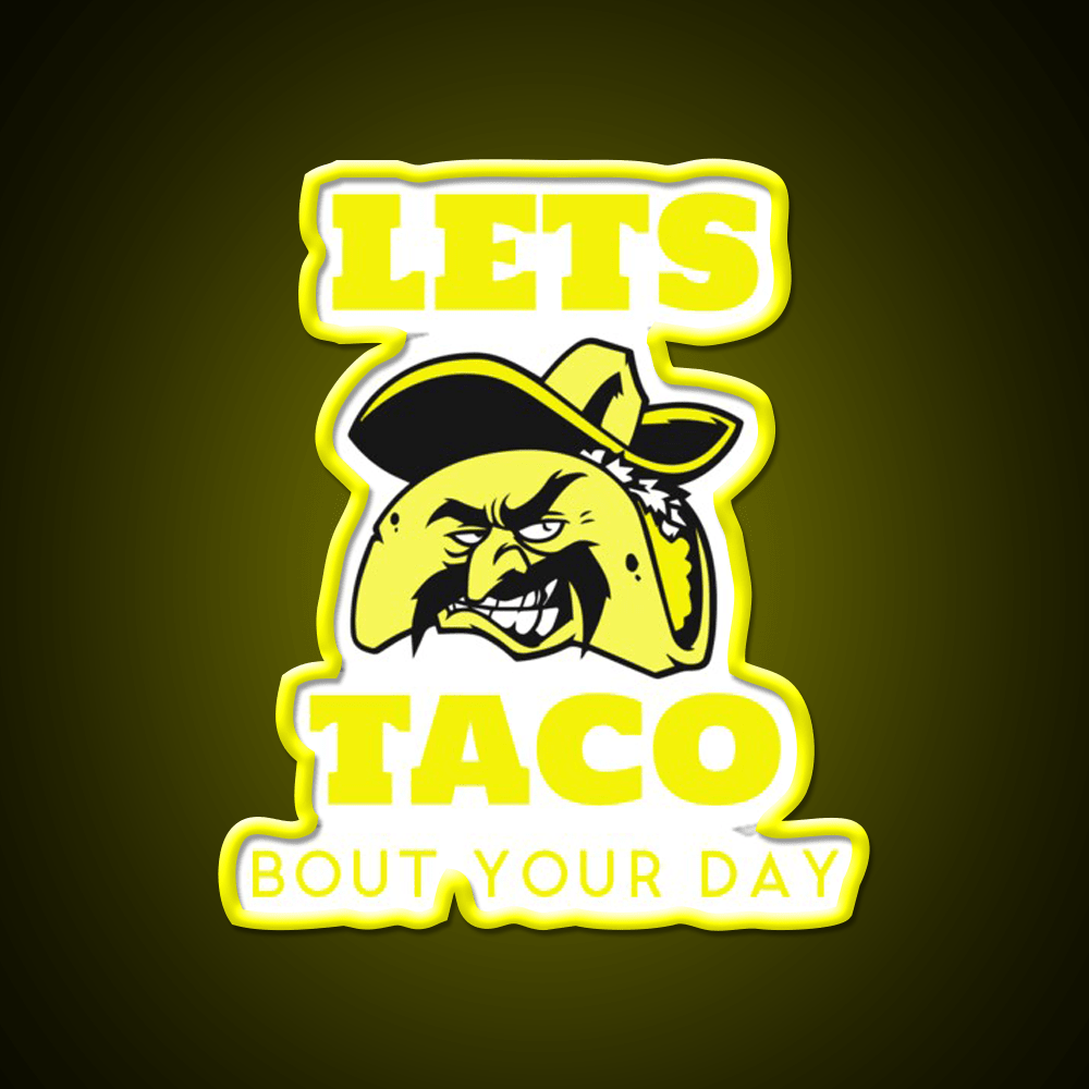 Taco Snack Food Led Neon Sign Rgb Color - Shineneon
