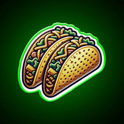 Taco Street Food Tacos Foodie Taco Led Neon Sign Rgb Color - Shineneon