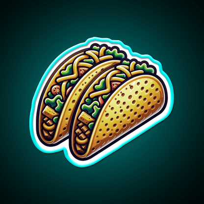 Taco Street Food Tacos Foodie Taco Led Neon Sign Rgb Color - Shineneon