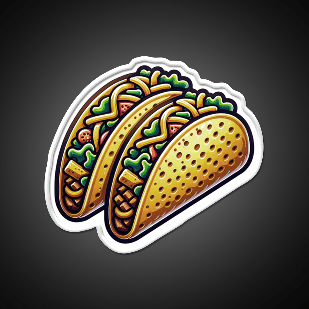 Taco Street Food Tacos Foodie Taco Led Neon Sign Rgb Color - Shineneon