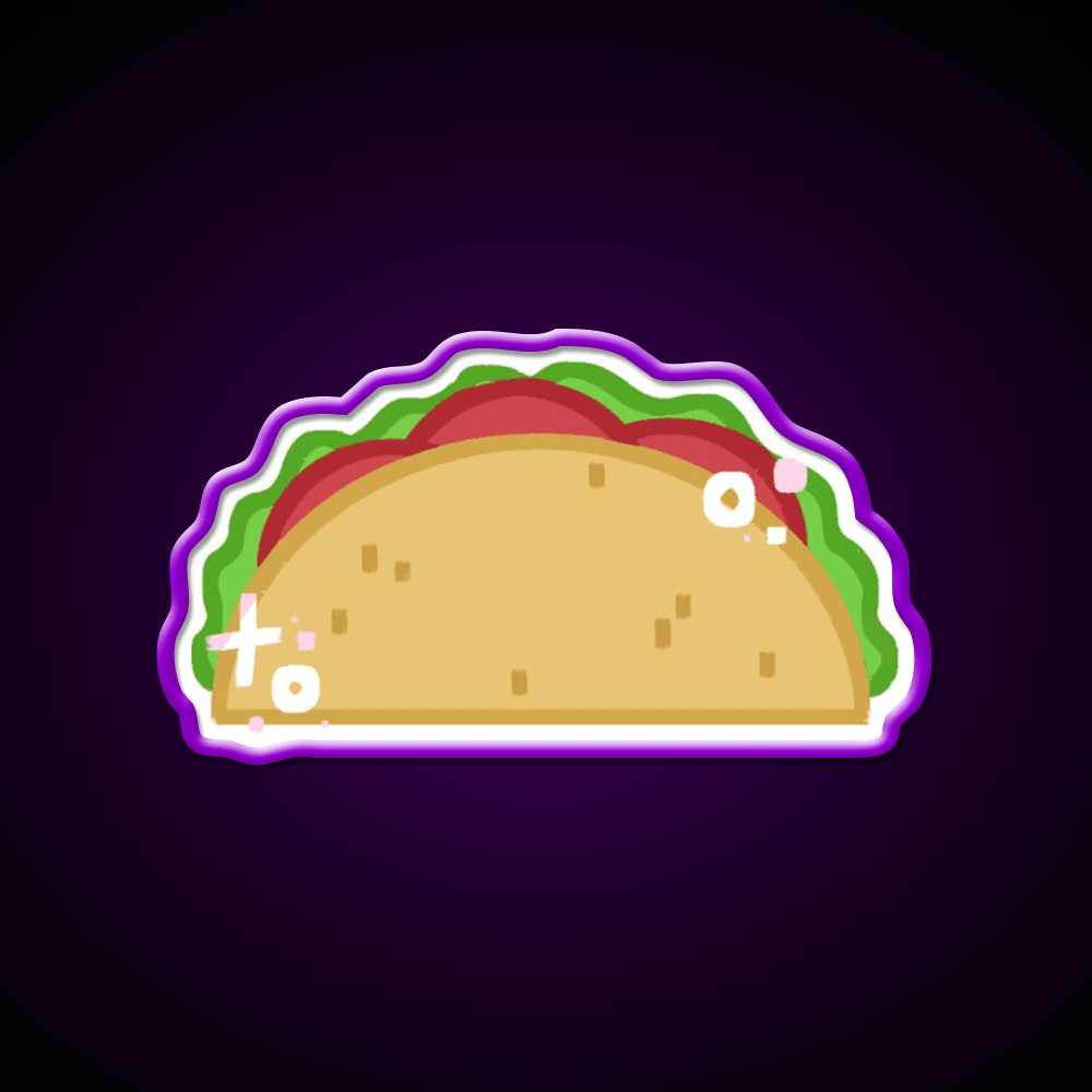 Taco Supreme Snack Food Led Neon Sign Rgb Color - Shineneon
