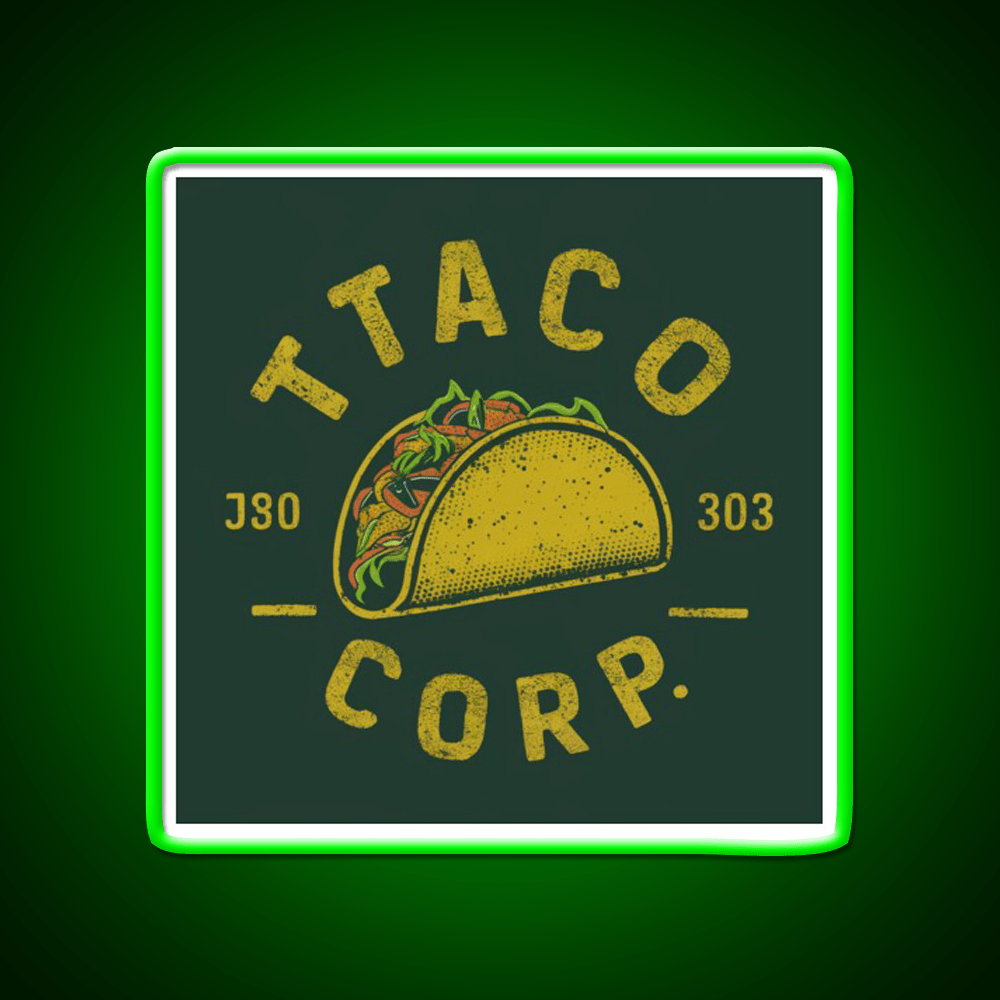 Taco Taco Corp Taco Led Neon Sign Mexican Food Sign Rgb Color - Shineneon