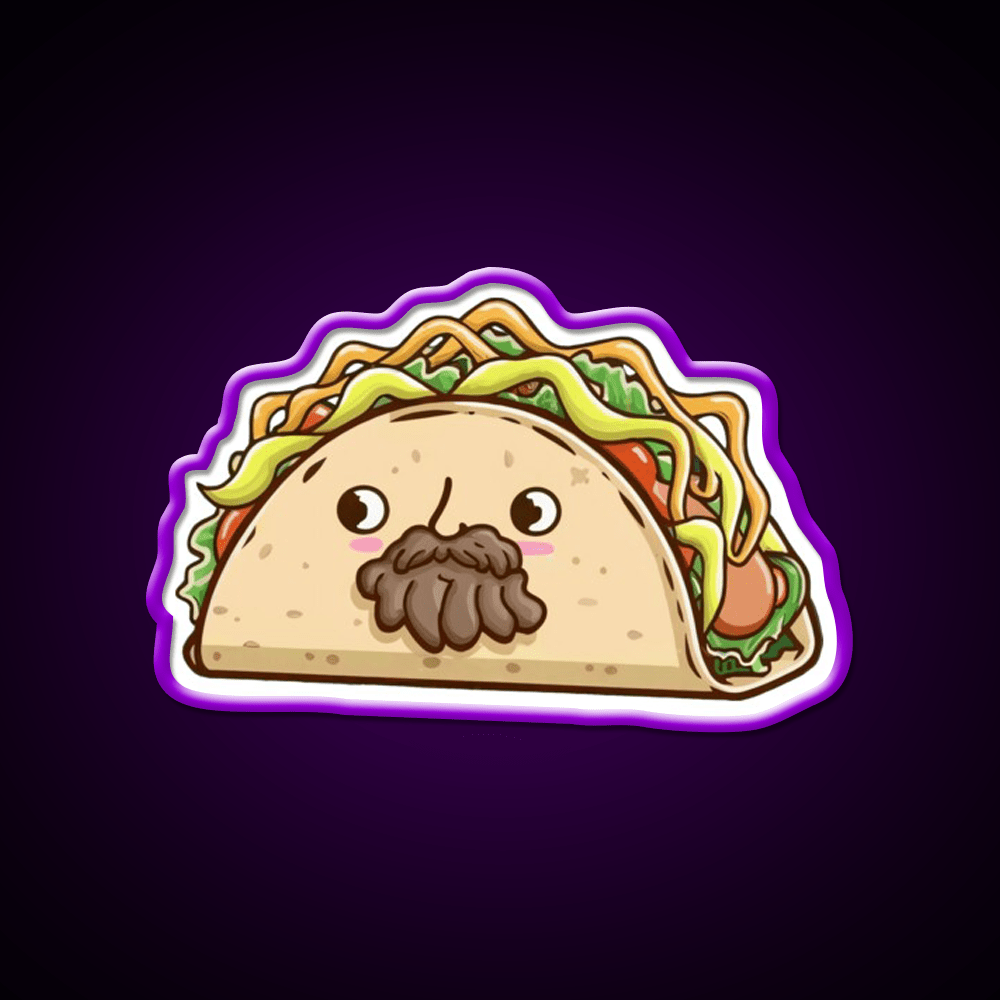 Taco Taco Led Neon Sign Mexican Food Sign Rgb Color - Shineneon