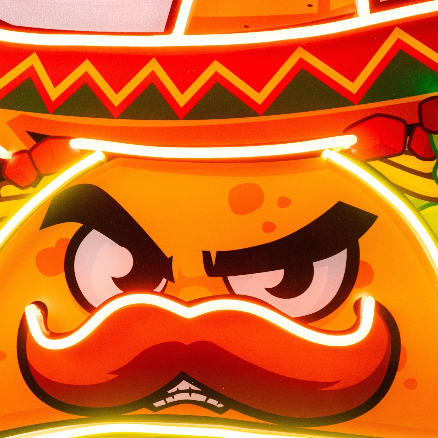 Taco Thumb Up Cartoon Uv Printed Led Neon Sign For Mexican Restaurant Bar Party Decor | Shineneon