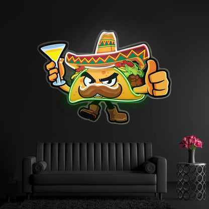 Taco Thumb Up Led Neon Sign Light Custom Led Signs - Shineneon