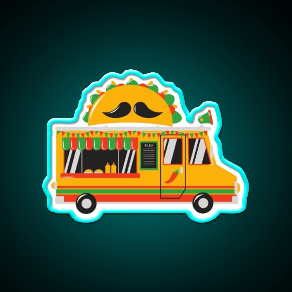 Taco Truck On Tuesday Taco Led Neon Sign Mexican Food Sign Rgb Color - Shineneon