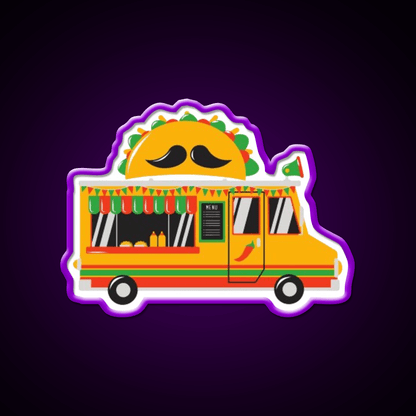 Taco Truck On Tuesday Taco Led Neon Sign Mexican Food Sign Rgb Color - Shineneon