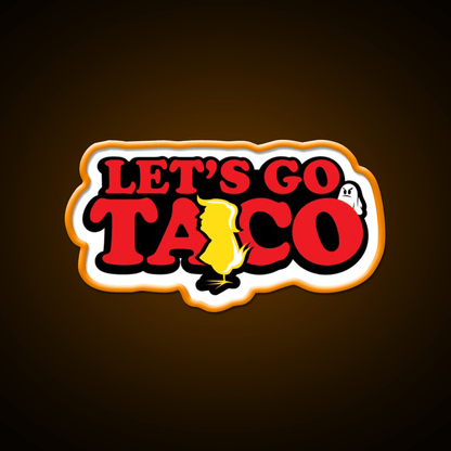 Taco Trump Always Chickens Out Taco Led Neon Sign Kitchen Sign Rgb Color - Shineneon