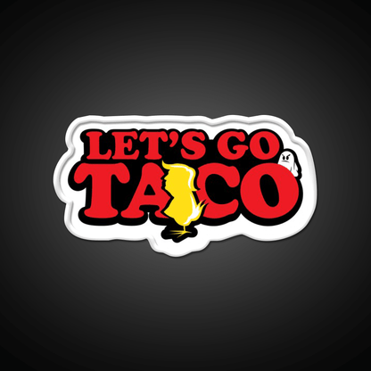 Taco Trump Always Chickens Out Taco Led Neon Sign Kitchen Sign Rgb Color - Shineneon