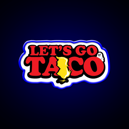 Taco Trump Always Chickens Out Taco Led Neon Sign Kitchen Sign Rgb Color - Shineneon