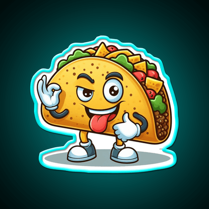 Taco Trump Lets Go Taco Funny Taco Led Neon Sign Rgb Color - Shineneon
