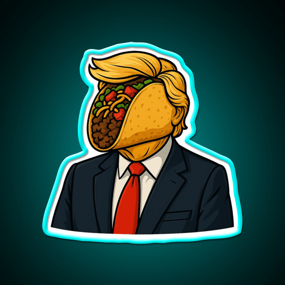 Taco Trump Taco Led Neon Sign Mexican Food Sign Rgb Color - Shineneon