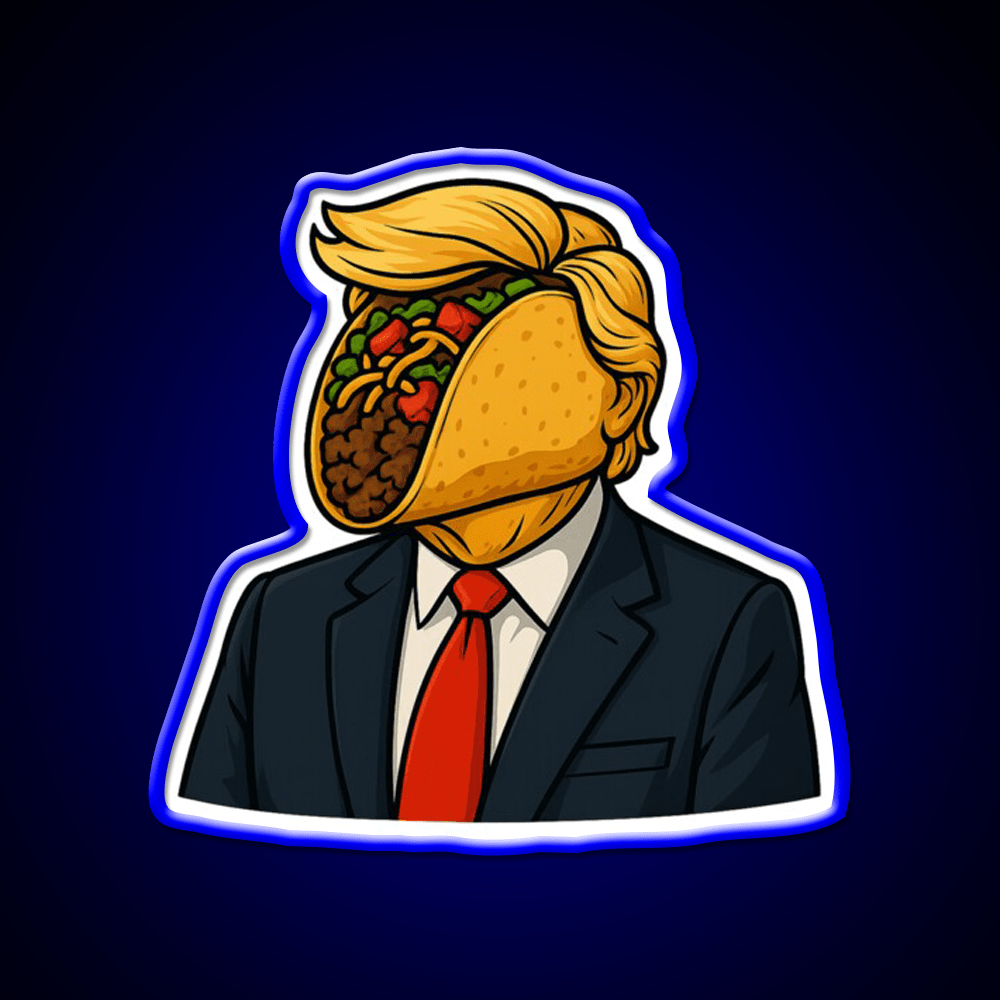 Taco Trump Taco Led Neon Sign Mexican Food Sign Rgb Color - Shineneon