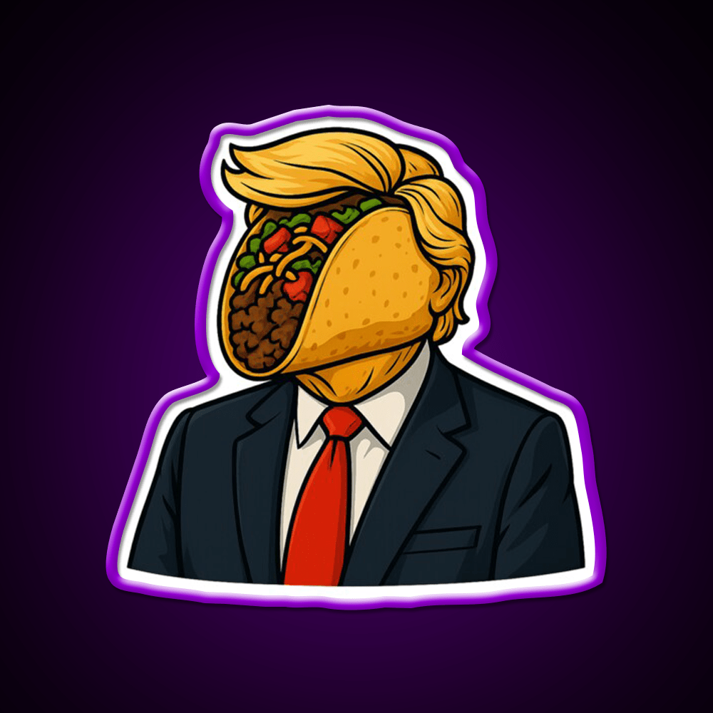 Taco Trump Taco Led Neon Sign Mexican Food Sign Rgb Color - Shineneon