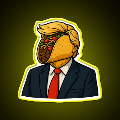 Taco Trump Taco Led Neon Sign Mexican Food Sign Rgb Color - Shineneon