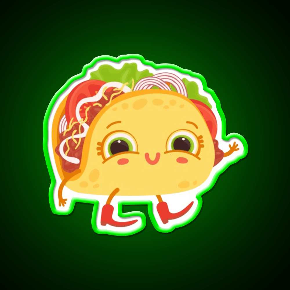 Taco Tuesday Is My Favorite Day Dad Taco Led Neon Sign Rgb Color - Shineneon