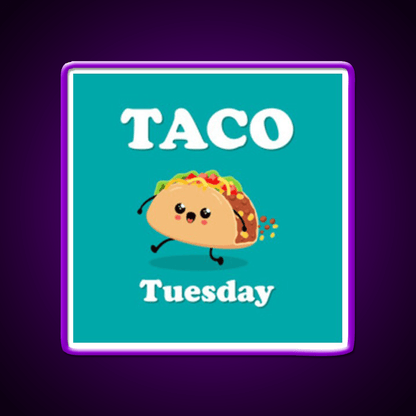 Taco Tuesday Taco Led Neon Sign Mexican Food Sign Rgb Color - Shineneon